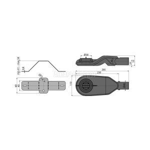 Сифон AlcaPlast DN40 экстра низкий и комплект регулируемых но APZ-S6