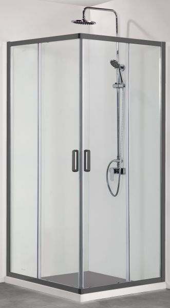 Душевой уголок Aquatek AQ ARI KV 10020BL 100х100 см чёрный матовый Душевой уголок Aquatek AQ ARI KV 10020BL 100х100 см чёрный матовый