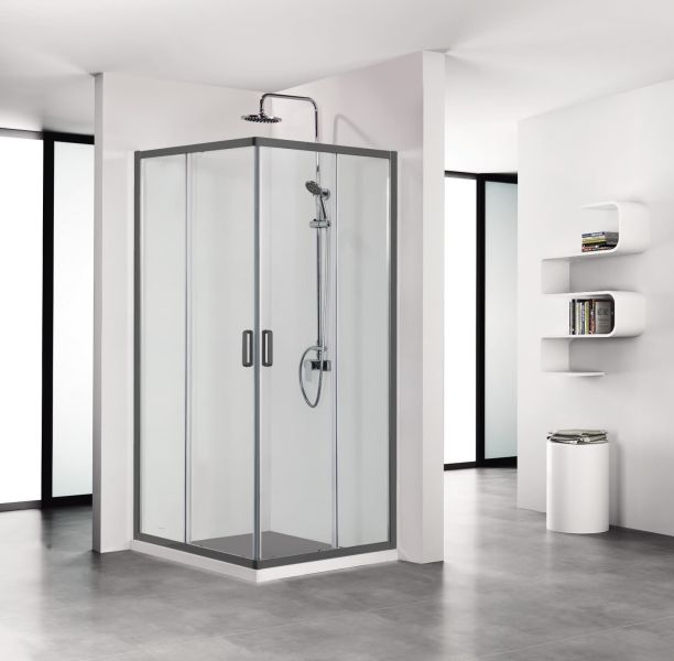 Душевой уголок Aquatek AQ ARI KV 10020BL 100х100 см чёрный матовый Душевой уголок Aquatek AQ ARI KV 10020BL 100х100 см чёрный матовый