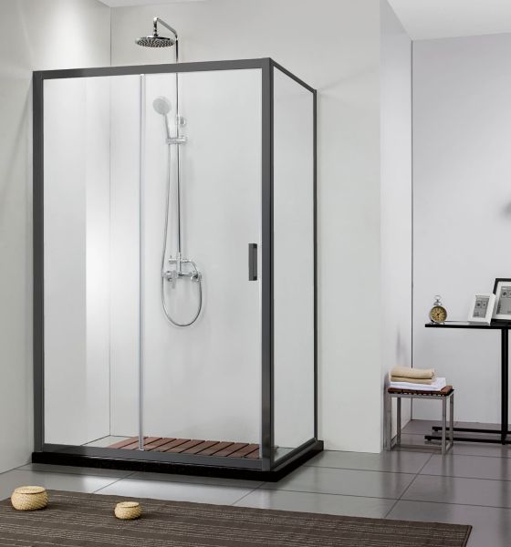 Душевая дверь Aquatek AQ ARI RA 12020BL 120см чёрный