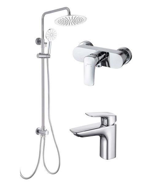 Комплект для ванны и душа Aquatek Вега AQ1036CR хром