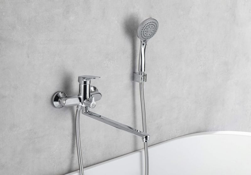 Смеситель для ванны Aquatek Вега AQ1042CR хром
