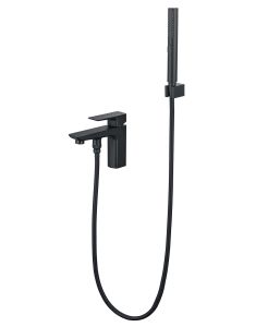 Смеситель на борт ванны Aquatek Вега AQ1044MB чёрный матовый