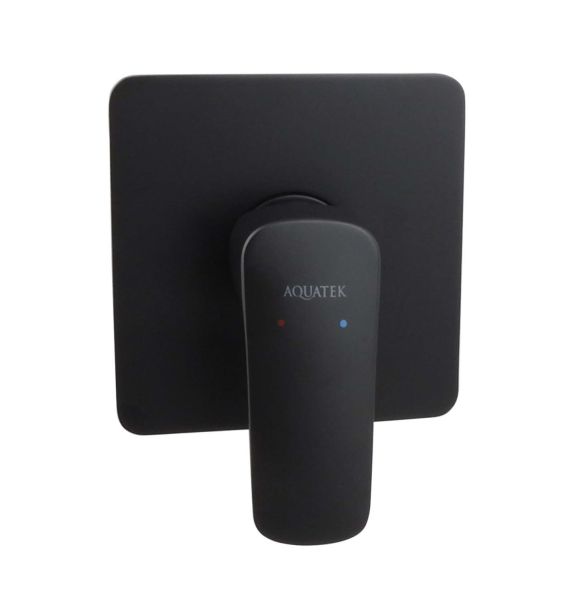 Комплект для душа Aquatek Вега AQ1076MB 3 в 1 AQ1066MB+AQ2454MB+AQ2011MB чёрный матовый