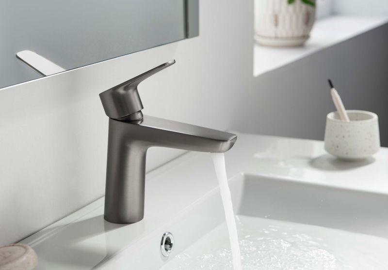 Смеситель для раковины Aquatek Бетта AQ1110BGM шлифованный чёрный хром