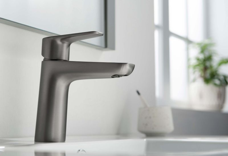 Смеситель для раковины Aquatek Бетта AQ1110BGM шлифованный чёрный хром