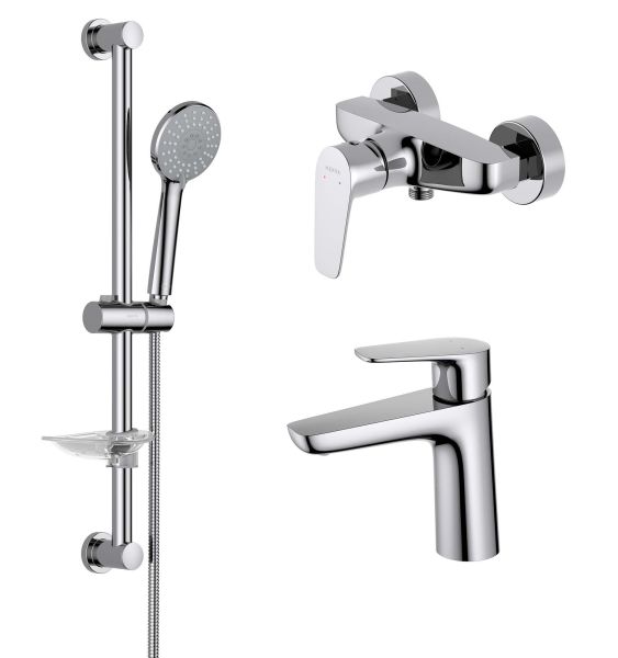 Комплект для ванны Aquatek Бетта AQ1131CR 3 в 1 AQ1110CR+AQ1160CR+AQ2013CR хром