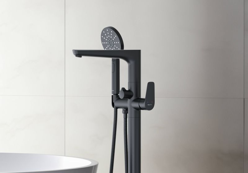 Смеситель для ванны Aquatek Бетта AQ1145MB черный