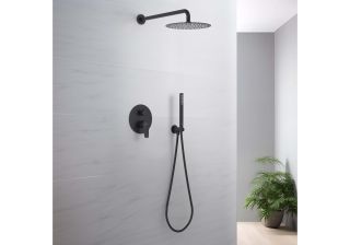 Душевая система Aquatek Оберон AQ1172MB комлект черный