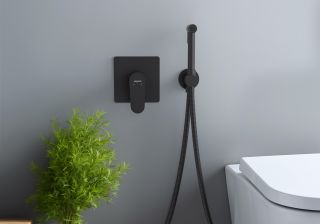 Гигиенический ручной душ Aquatek Оберон AQ1219MB черный Гигиенический ручной душ Aquatek Оберон AQ1219MB черный