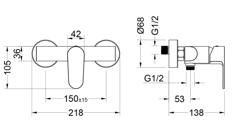 Комплект для ванны Aquatek Оберон AQ1231CR 3 в 1 AQ1210CR+AQ1260CR+AQ2014CR хром