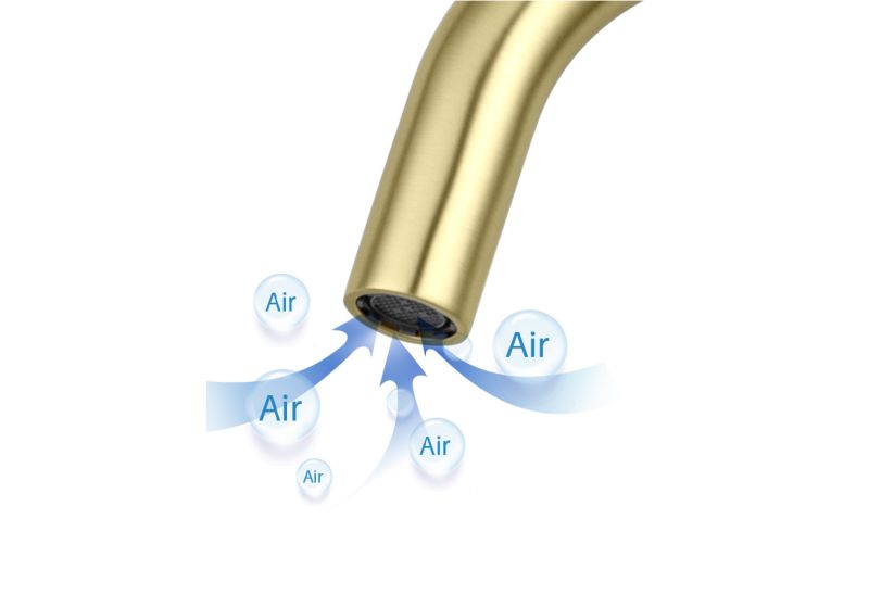Смеситель для раковины Aquatek Европа AQ1307BG шлифованное золото