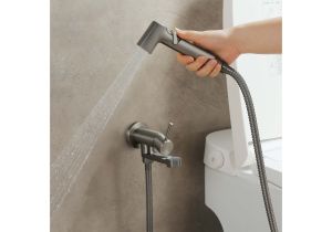 Гигиенический душ со смесителем Aquatek Ника AQ1819BGM оружейная сталь