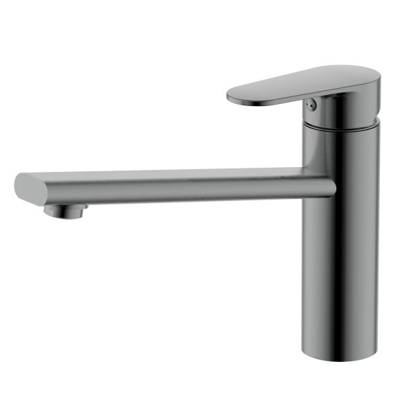 Смеситель для кухни Aquatek Ника AQ1880BGM оружейная сталь