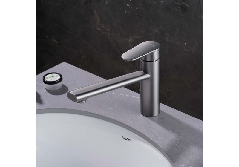 Смеситель для кухни Aquatek Ника AQ1880BGM оружейная сталь