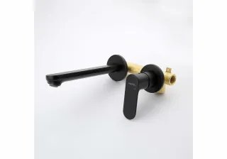 Смеситель для раковины Aquatek Альфа AQ1913MB чёрный матовый