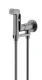 Гигиенический душ со смесителем Aquatek Альфа AQ1919BGM оружейная сталь