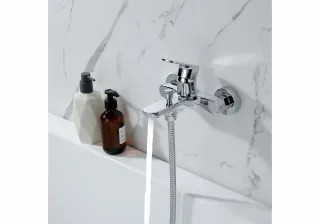 Смеситель для ванны Aquatek Альфа AQ1940CR хром