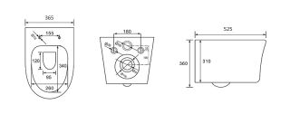 Унитаз подвесной  Aquatek НИКА AQ2009-00 с сиденьем Soft Close Унитаз подвесной  Aquatek НИКА AQ2009-00 с сиденьем Soft Close