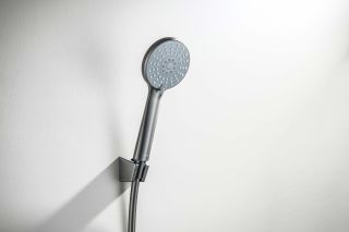 Душевая лейка Aquatek Бетта AQ2032BGM шлифованный чёрный хром