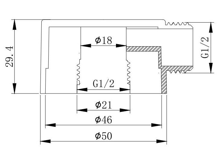 Комплект для душа Aquatek Вега AQ1076CR 3 в 1 AQ1066CR+AQ2454CR+AQ2011CR хром