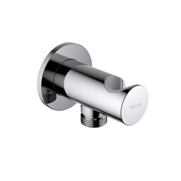 Шланговое подсоединение Aquatek AQ2464CR хром