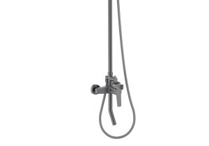 Душевая стойка Aquatek Лугано AQ2740BGM оружейная сталь