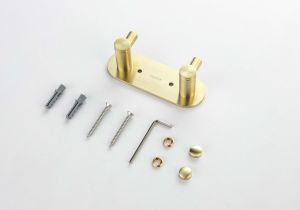Крючок двойной Aquatek Европа AQ4102BG шлифованное золото