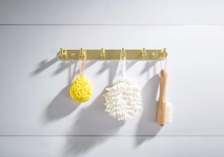 Планка с шестью крючками Aquatek Европа AQ4124BG шлифованное золото