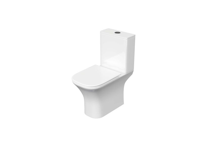 Унитаз напольный Aquatek Optima Square AQ4411-00 безободковый белый