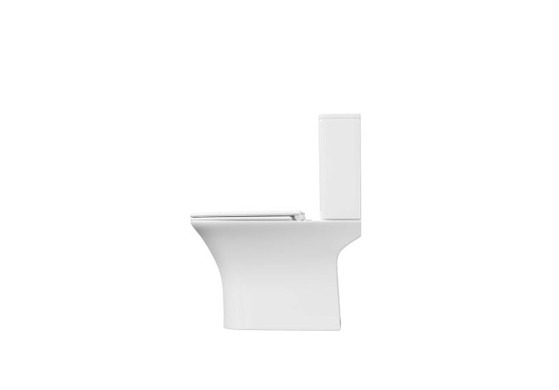 Унитаз напольный Aquatek Optima Square AQ4411-00 безободковый белый