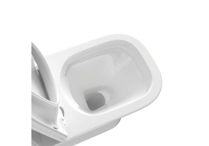 Унитаз напольный Aquatek Optima Square AQ4411-00 безободковый белый