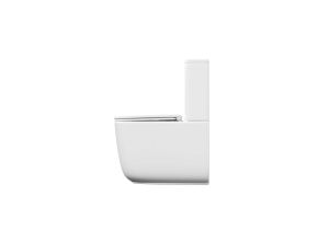Унитаз напольный Aquatek Optima Plus Square AQ4451-00 смыв торнадо безободковый белый