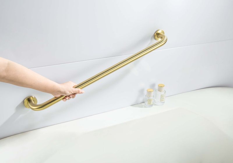 Поручень Aquatek AQ4996BG 65 см шлифованное золото
