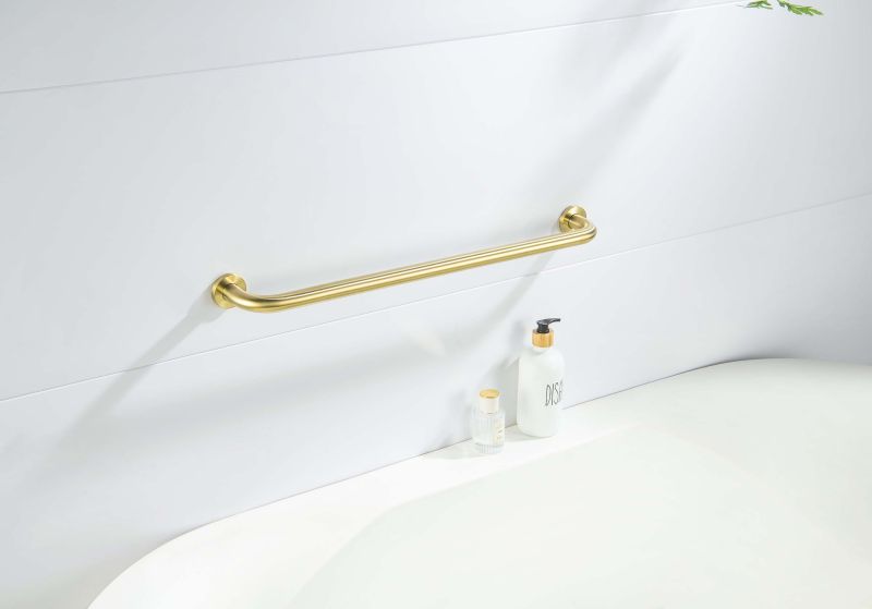 Поручень Aquatek AQ4996BG 65 см шлифованное золото