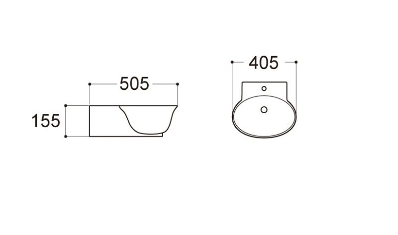 Раковина Aquatek 40 AQ5040-00 Белая
