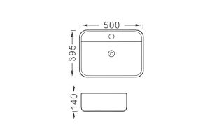 Раковина Aquatek ВЕГА AQ5506-MG серая 50 см
