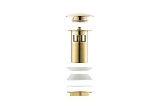 Донный клапан Aquatek AQ6002BG шлифованное золото Донный клапан Aquatek AQ6002BG шлифованное золото