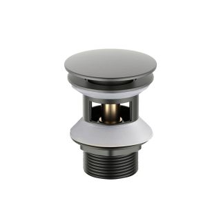 Донный клапан для раковины Aquatek AQ6002BGM оружейная сталь Донный клапан для раковины Aquatek AQ6002BGM оружейная сталь