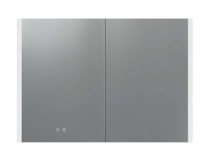 Зеркало-шкаф с подсветкой Aquatek AQ7109-MLC 100 см сенсорное управление хром