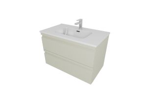 Тумба с раковиной Aquatek Вега AQ77080-GS 81 см шалфей зелёный