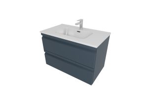 Тумба с раковиной Aquatek Вега AQ77080-MG 81 см серый матовый