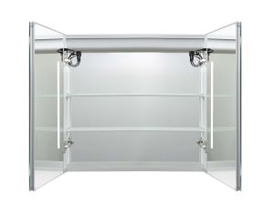 Зеркало-шкаф с подсветкой Aquatek AQ7804-MLC 80 см хром