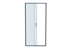 Душевая дверь двухэлементная Aquatek AQ ARI RA 10020GM 100 см оружейная сталь