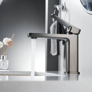 Смеситель для раковины Shevanik S9901T оружейная сталь Смеситель для раковины Shevanik S9901T оружейная сталь
