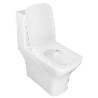 Унитаз-моноблок Azario Lodi AZ-8617 безободковый белый