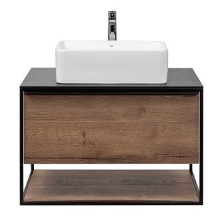 Тумба под раковину Aquanika Loft AQLO805550BRU104 80 см древесный аттик Тумба под раковину Aquanika Loft AQLO805550BRU104 80 см древесный аттик