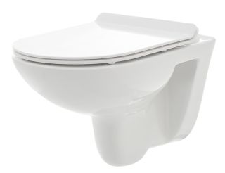Подвесной унитаз AQUAme AQM2008 с крышкой-сиденьем белый глянцевый Подвесной унитаз AQUAme AQM2008 с крышкой-сиденьем белый глянцевый