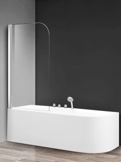 Шторка на ванну AQUAme AQM2851 80см хром Шторка на ванну AQUAme AQM2851 80см хром