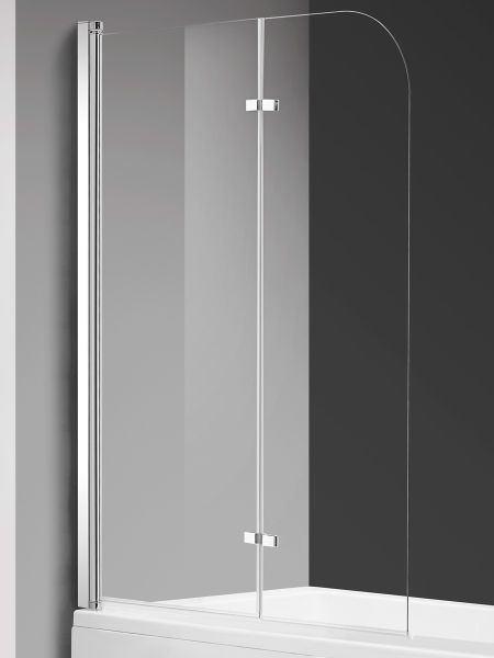 Шторка на ванну AQUAme AQM2852B 120см хром